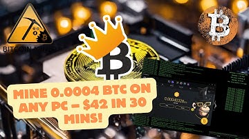 Mine 0.0004 BTC on Any PC – $42 in 30 Mins! | No GPU Mining 2025