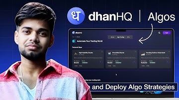 Introducing DhanHQ Algos: Deploy Ready-Made Algos Strategies with 1-Click | DhanHQ Algos