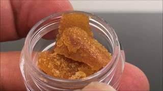 Recreational Cannabis Review of Orange Kush Sugar Wax By 420 Growers and Processors