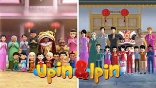 Tiru Aksi Upin Ipin Gong Xi Fa Cai Tahun Baru Cina versi Sakura School Simulator