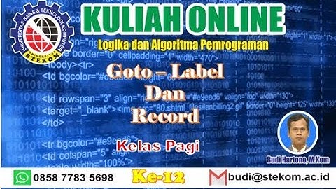 Cara mudah Belajar Pemrograman  di  Program Studi  Jurusan Sistem Komputer Universitas STEKOM