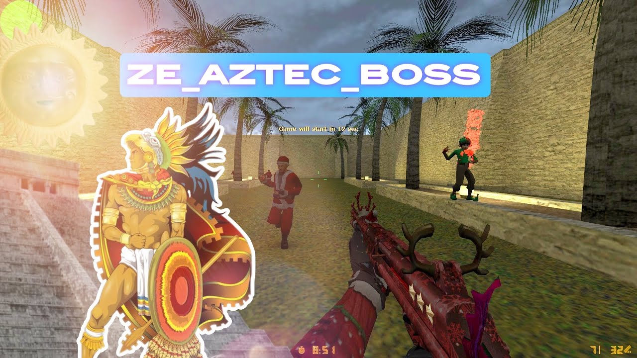 Counter-Strike: Zombie Escape Mod - ze_aztec_boss on GTR | Zombie ...