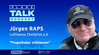 planeTALK | Prof Jürgen RAPS 1/2 "The former Lufthansa flight school director" (Subtitles available)