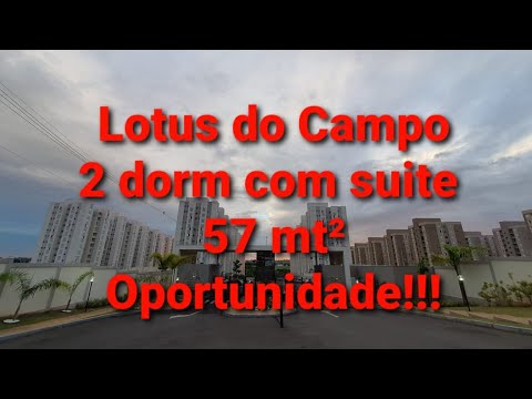 Portal Lotus do Campo 2 dorm 57 mt² com suíte andar alto DERCIO (19)99231.7072