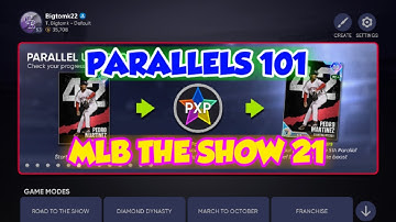 PARALLELS 101 IN MLB THE SHOW 21! FASTEST WAY TO EARN THEM AND WHAT THEY ARE!