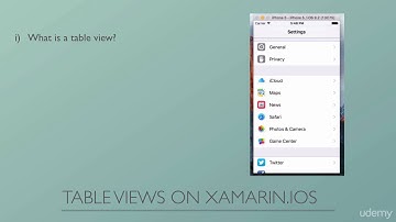 06#7 Summary of Creating a Xamarin iOS App With Scrolling Lists