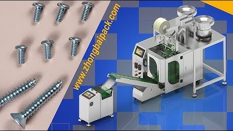 Hardware Fastener Packing Machine for Screw