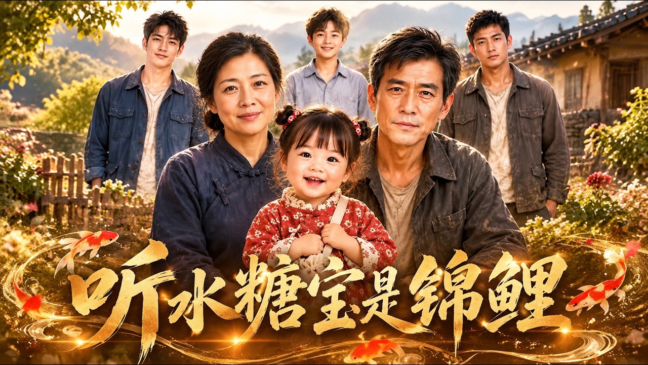 【AI漫剧全集】六个哥哥盼来的小闺女竟带全家一路开挂！《听水糖宝是锦鲤》第1~165集#KK爱看#AI短剧#漫剧#家庭#伦理