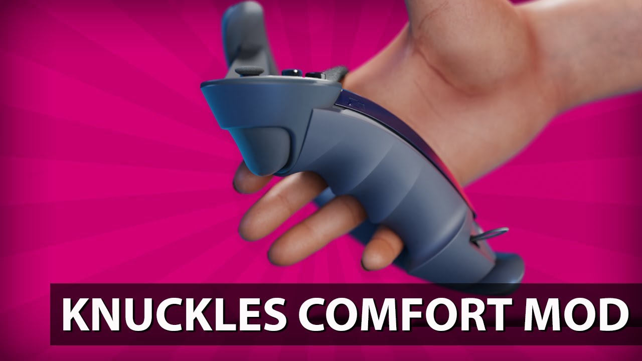VALVE INDEX CONTROLLER COMFORT MOD - Knuckles Two Review - Better Comfort For Your Knuckles! - YouTube