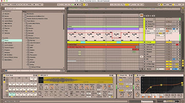 Ableton Live Tuts Tutorial -  Drum Movement, Tranpose, Tuning, Digital Effects, Send Return