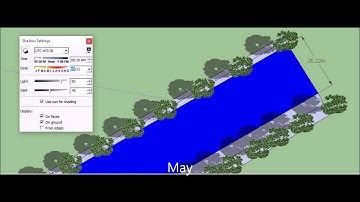 Annual Shadow pattern Analysis in the Morning : Solar PV plant