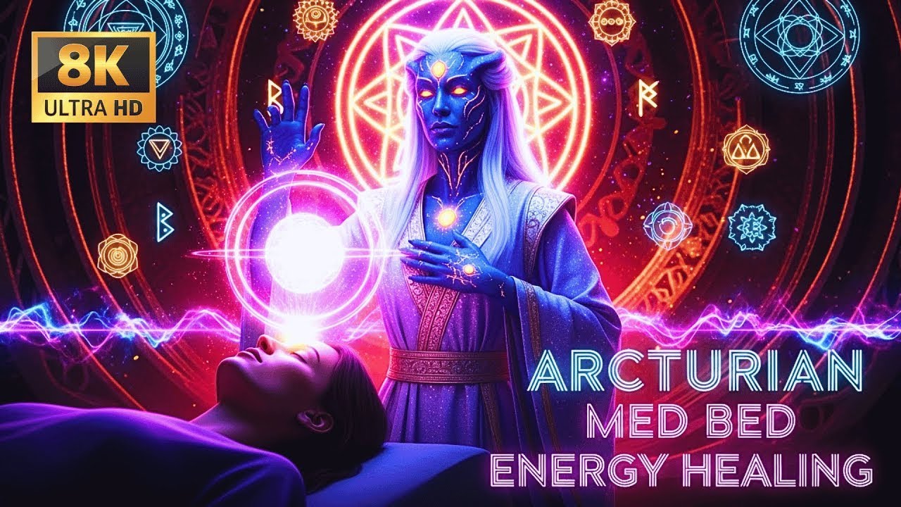 ARCTURIAN MED BED FOR ASCENSION 🛏 528Hz Healing Codes for Deep Transmutation & Soul Evolution