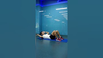 Gập bụng đúng cách (không đau lưng, đau cổ) #shorts