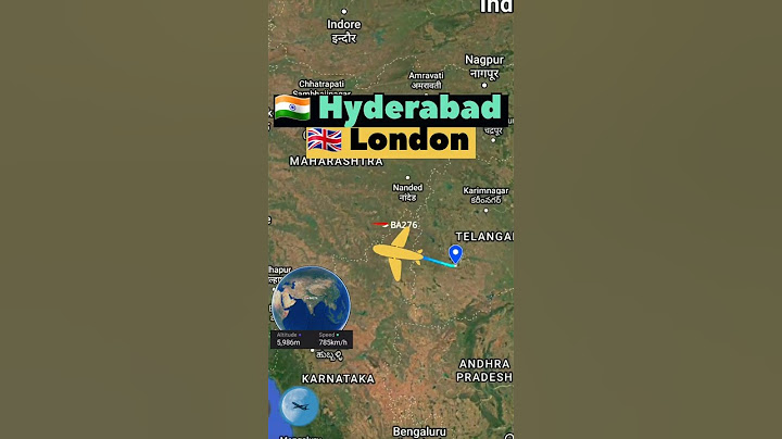HYDERABAD 🇮🇳 to LONDON 🇬🇧 Flight Route ✈️ British Airways BA276 #aviation #travel #flight #shorts
