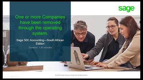 Sage 50cloud Pastel (ZA) - How do I resolve the error "one or more companies have been removed..."