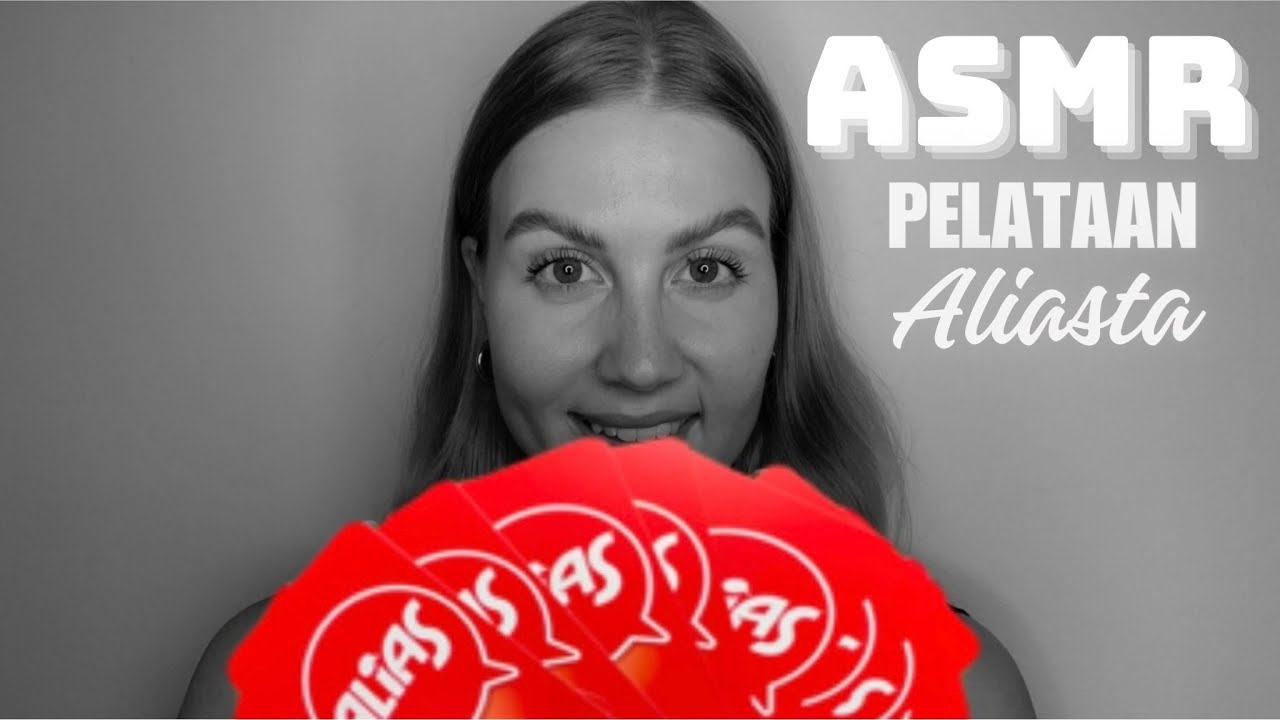 ASMR SUOMI ♥️ Pelataan Aliasta OSA2 ♥️ +yllätys päähieronta lopussa