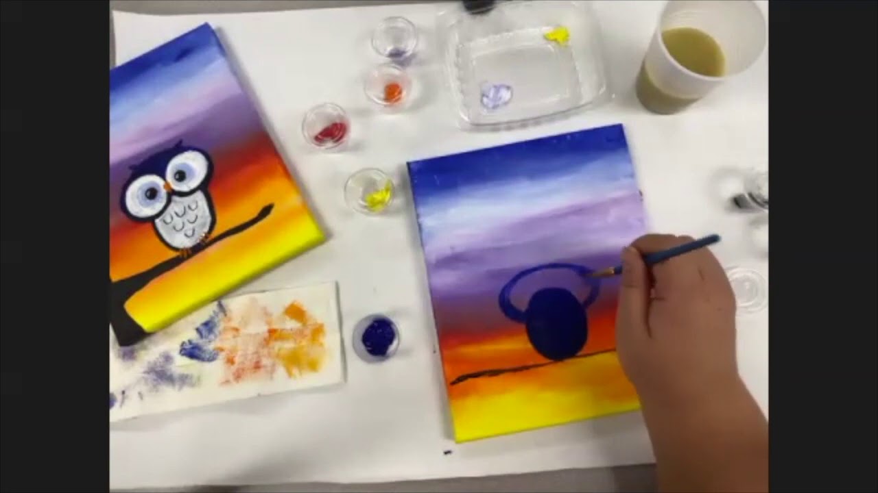MV Mission Kids Paint Night Tutorial pt2 YouTube