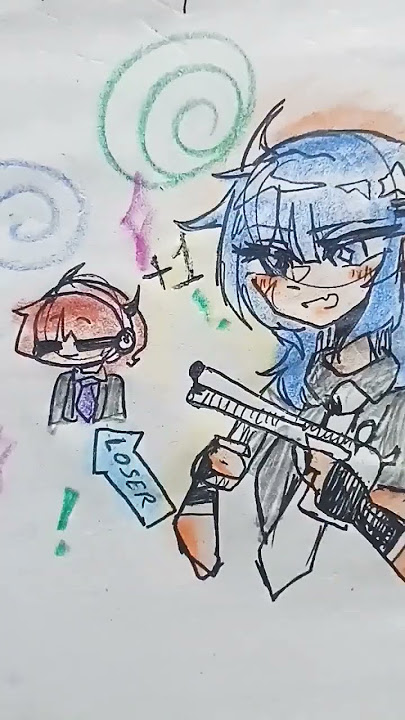 w/: Atticus ROCK πͺ¨ PAPER π SCISSORS βοΈ!!??//RIKA//#art #youtubeshorts #drawing #rika
