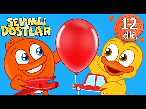 Kırmızı balonum ve Sevimli Dostlar Bebek Şarkıları | Kirmizi Çocuk şarkıları | Nursery Rhymes