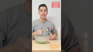 Fuego en las manos! #enllamas #fuego #educacion #experimento