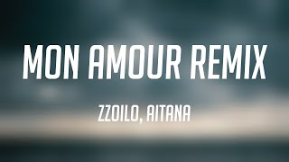 Mon Amour Remix - zzoilo, Aitana [Lyrics Video] 🎤