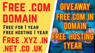 Free Domain 2021 Get .COM Domain For Free | Free .COM Domain | Buy .COM Domain For Free |