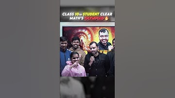 Class 10th Student Cracks MATHS OLYMPIAD😳🔥 #jeewallah #shorts #pw #physicswallah
