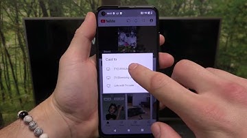 How to Screen Cast from a YouTube App to Smart TV on the HTC Desire 22 Pro - Screen Mirroring