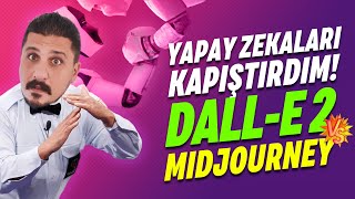 DALLE 2 NASIL KULLANILIR? Midjourney VS. Dall.E 2 💥 Yapay Zeka NFT Çizim