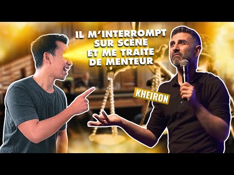 UN SPECTATEUR M’INTERROMPT ET ME TRAITE DE GROS MENTEUR !!