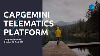 Capgemini Telematics platform
