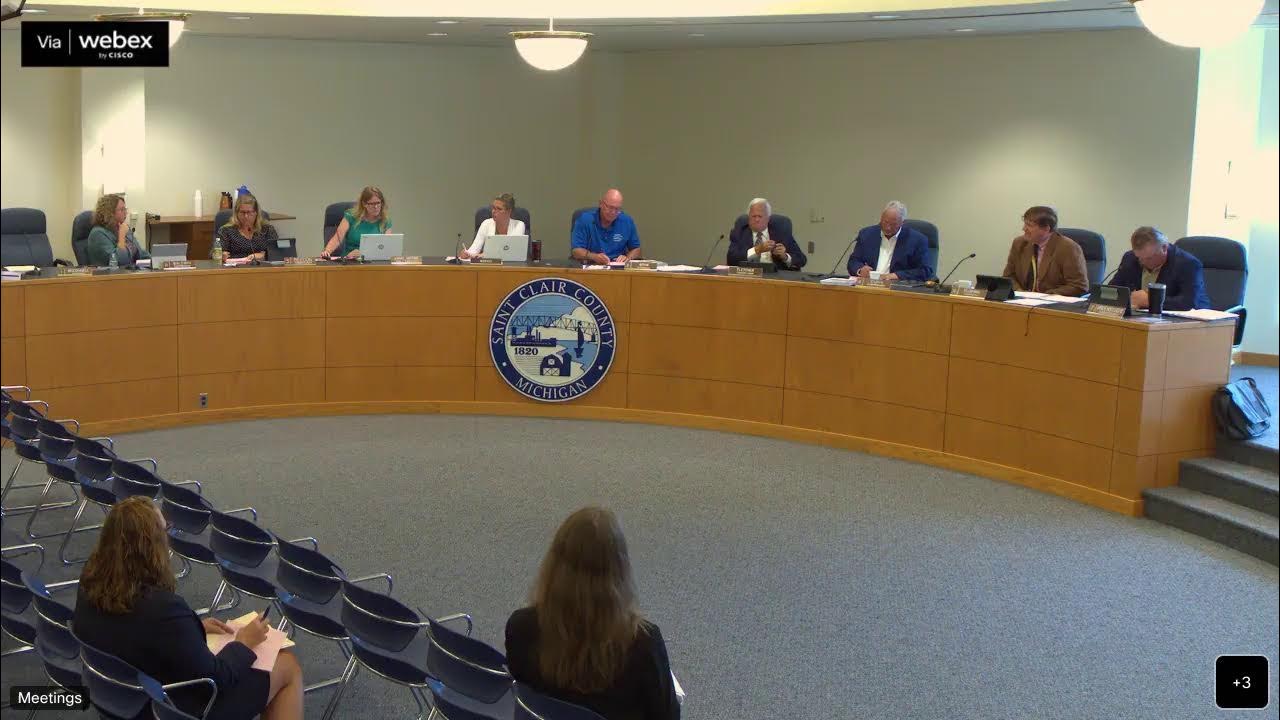 August 4, 2022 St Clair County Board of Commissioners - YouTube