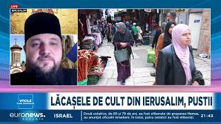 Viața în Ierusalim sub o ploaie de rachete. Mesajul reprezentantului Patriarhiei române