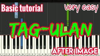 Video thumbnail of "Tag-ulan - After Image | Easy piano"