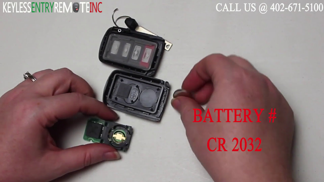 How To Replace A 2013 - 2018 Toyota Avalon Key Fob Remote Battery