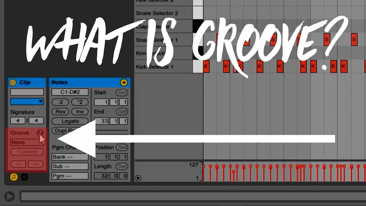 ABLETON TUTORIAL: What is MIDI GROOVE and How is it Used? - YouTube