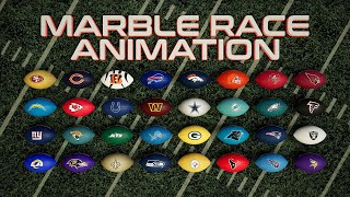 NFL - FOOTBALL MARBLE RACE ANIMATION screenshot 4