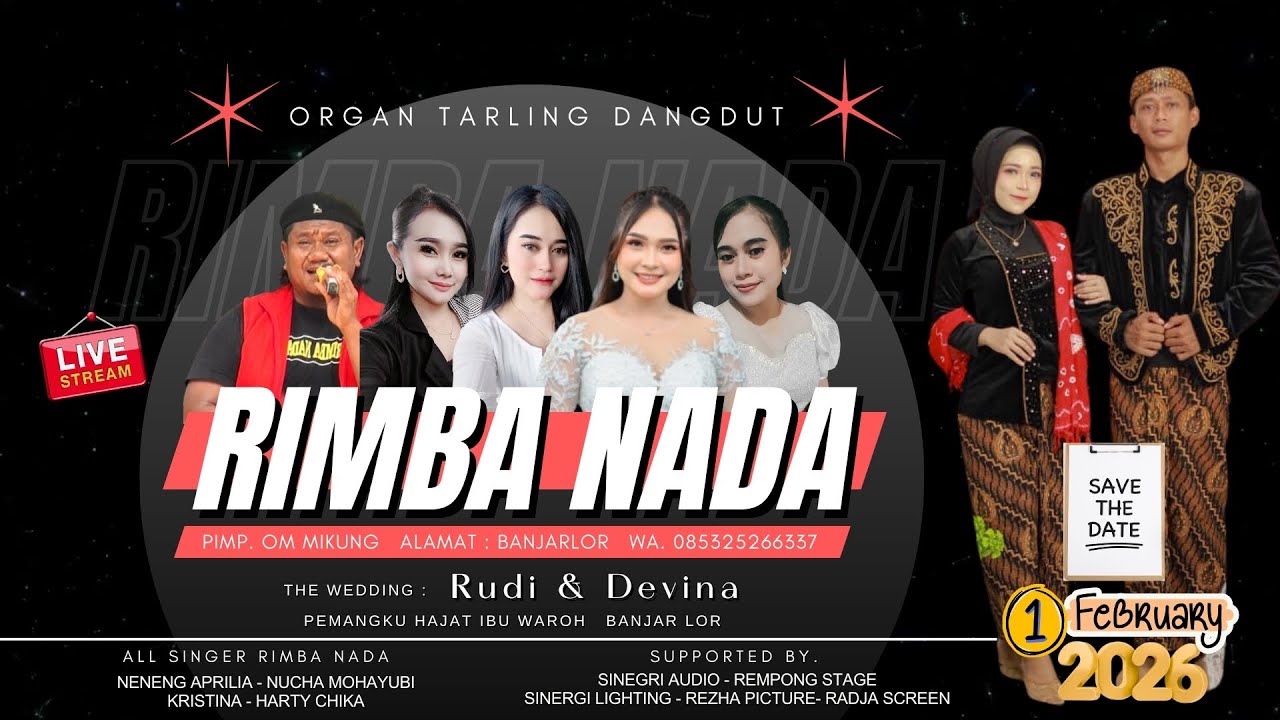 LIVE STREAMING RIMBA NADA , BANJAR LOR , MINGGU 1 FEBRUARI 2026 ( MALAM )