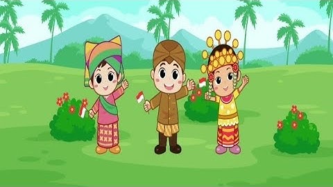 Berkibarlah benderaku|lagu anak Indonesia| official music video.