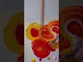 Easy Painting Idea Using a Big Brush! 🫶✨🎨 #artwork #shorts #art