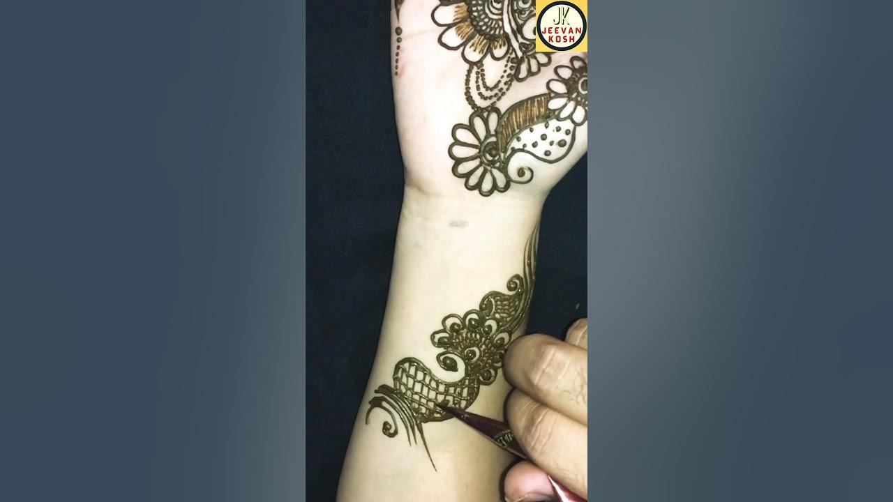 shorts easy mehendi design for beginners #mehendidesign ...