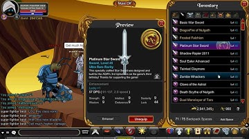 Aqw new Vindicator Of They Class.