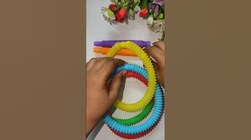 Relaxing Voicing and color changing of pop tube #asmr #creative #satisfying#relaxing #voicings