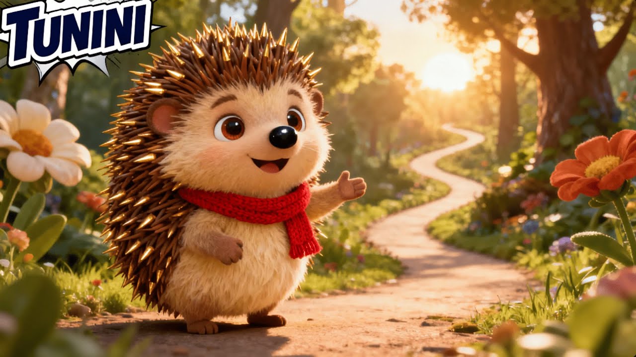 Ježeček učí děti | Veselá písnička od TUNINI