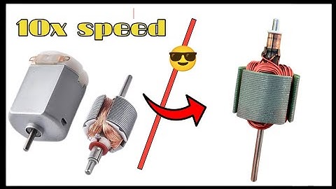 how to make upgrade dc motor to 10x speed | 10x speed motor