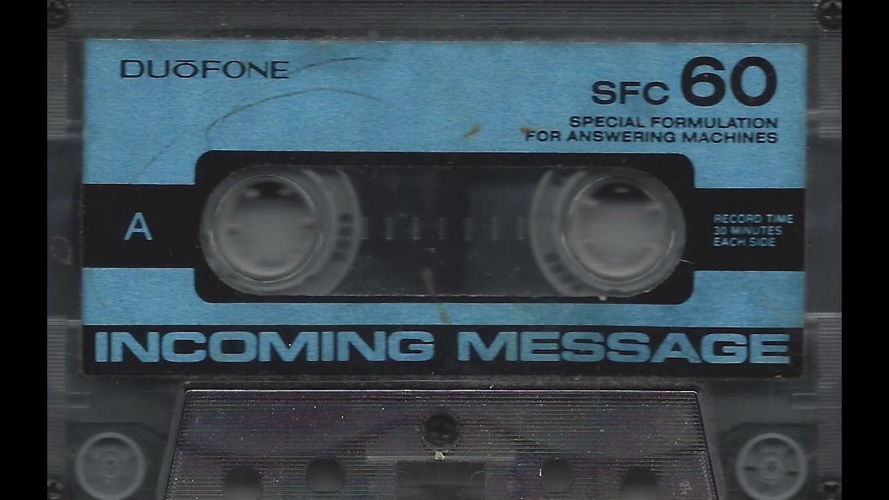 Voice Messaging System Recordings On Duofone Incoming Message Brooklyn, NY NSFW (Cassette)