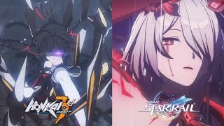 Acheron From Honkai Star Rail VS Mei From Honkai Impact 3rd