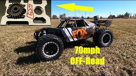 Losi DBXL-E Bigger Pinion Gear Motor Mount 70mph Off-Road