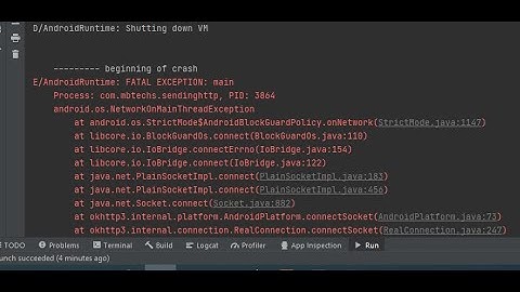 android os NetworkOnMainThreadException error in android studio