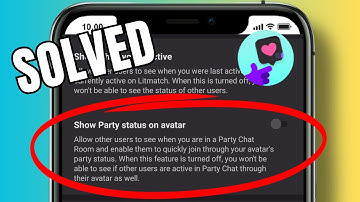 How to disable party status on your avatar in Litmatch